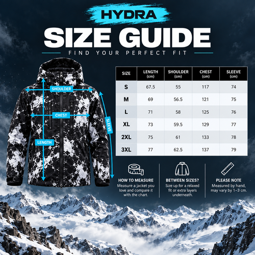 HYDRA — Veste de ski à couleur réactive à l’eau